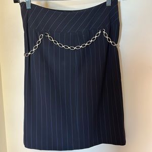 Donna Ricco pin stripe pencil skirt